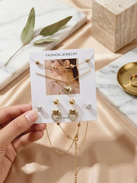 Gold plated crystal woman design to wear